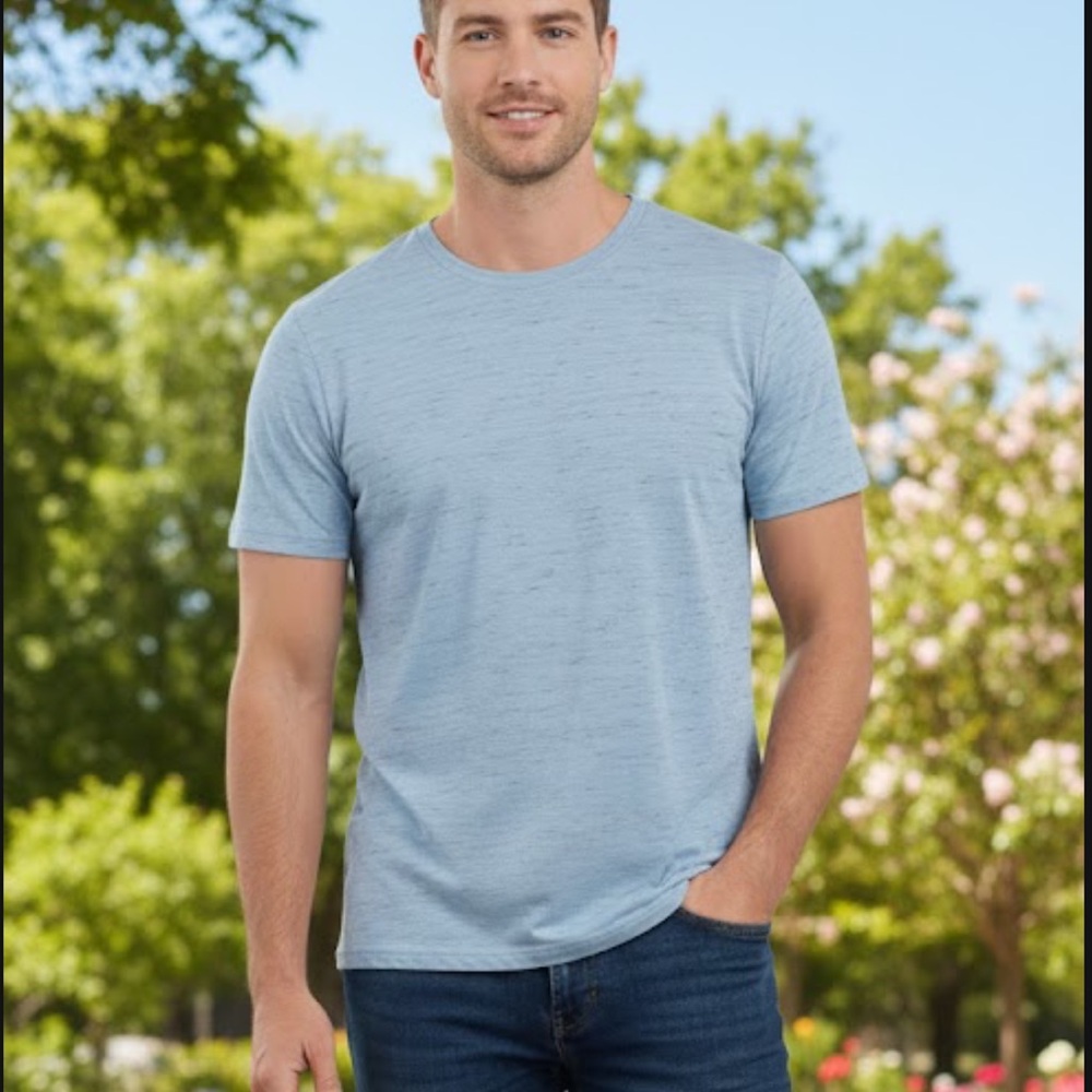 NWOT Copper & Oak Blue Short Sleeve T-Shirt